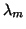 \ensuremath{\lambda_m}